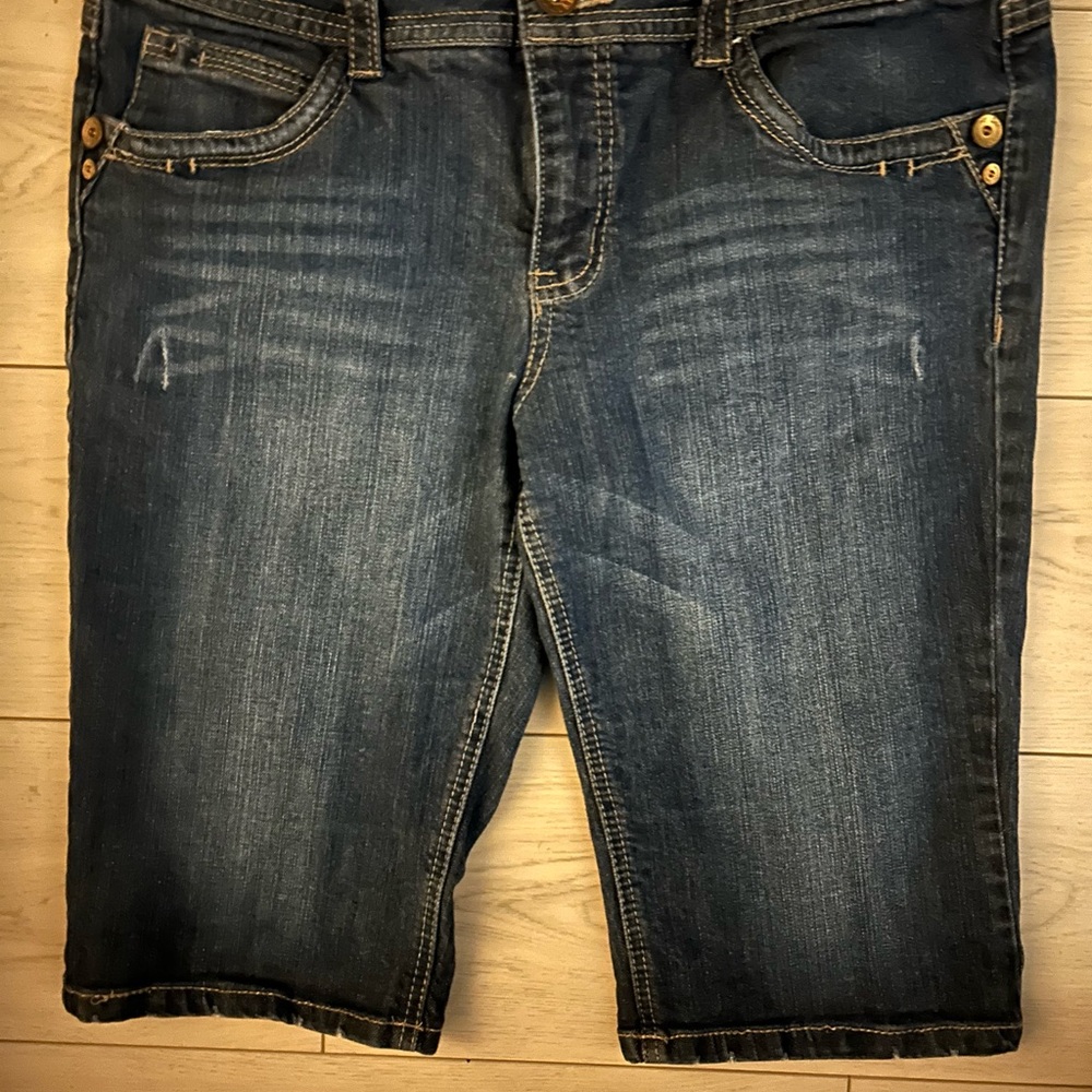 Blue Denim Shorts